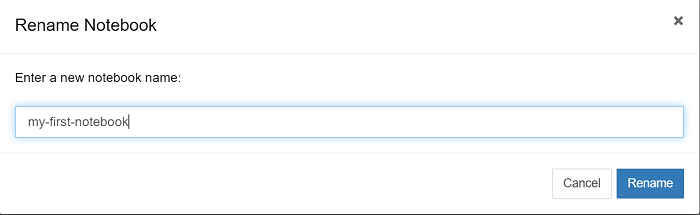Rename, steg to